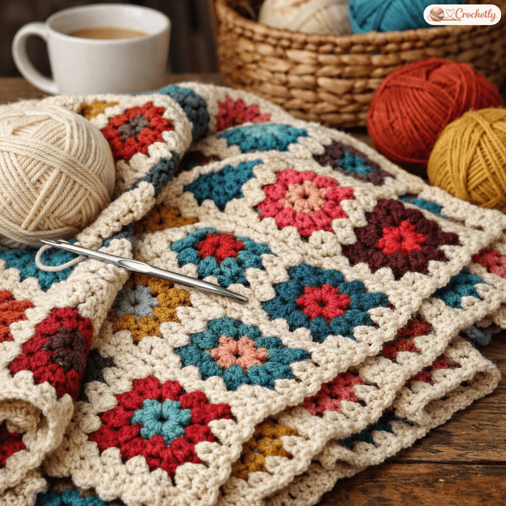Crochet Colorful Blanket
