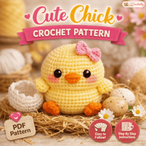 Cute chick crochet pattern PDF digital amigurumi pattern