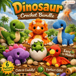 DIY Dinosaur Amigurumi Pattern Collection