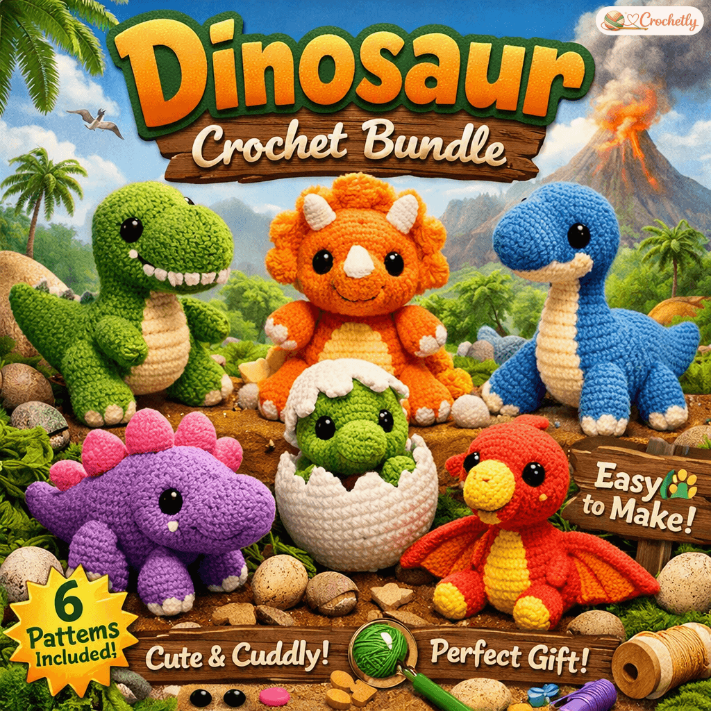 DIY Dinosaur Amigurumi Pattern Collection