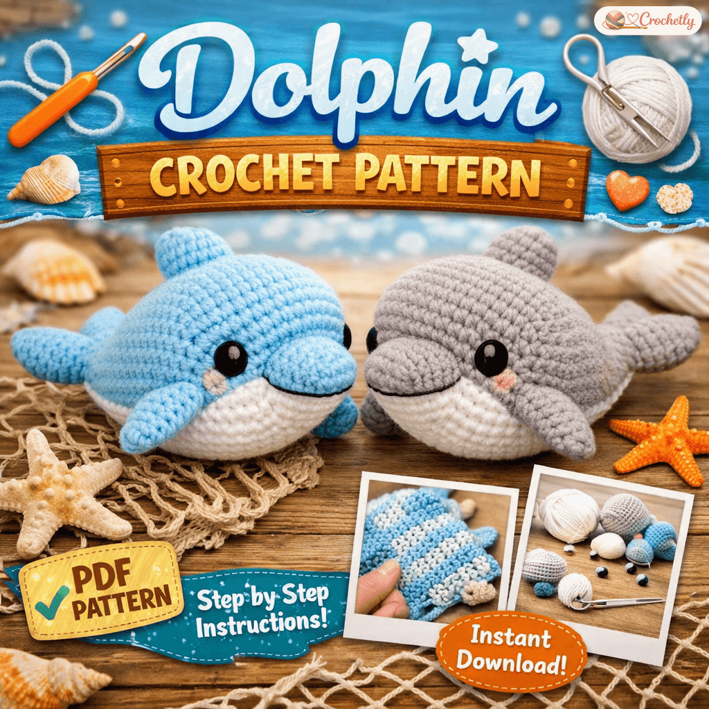 Dolphin Crochet Pattern for Amigurumi Lovers