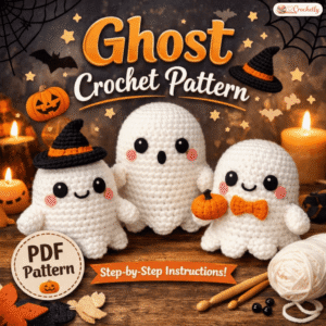 Ghost Crochet Pattern PDF digital download cover image