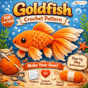 Handmade Goldfish Crochet Toy Pattern