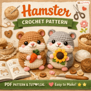 Easy Crochet Hamster Toy Pattern