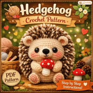 DIY Hedgehog Amigurumi Crochet Tutorial