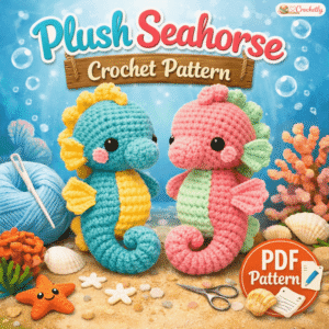 Plush Seahorse Crochet Pattern