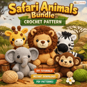 Safari Animals Bundle Crochet Pattern